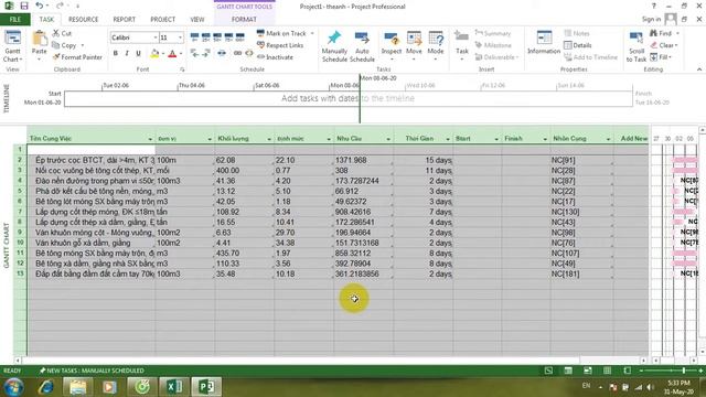 Cách liên kết data excel sang ms project - how to link data from excel to MS Project смотреть онлайн