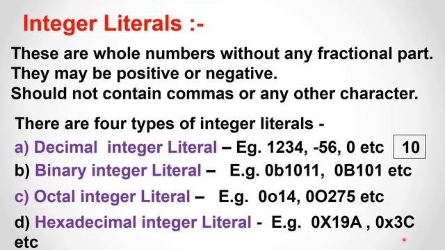 Literals in Python смотреть онлайн