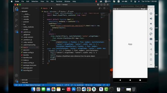 FETCH DATA FROM REST API IN REACT NATIVE APPLICATION | Bangla tutorial 2023 смотреть онлайн