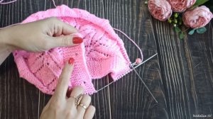 Детская кофточка с круглой кокеткой "Ягодка". Вяжем детям спицами. Подробный МК.