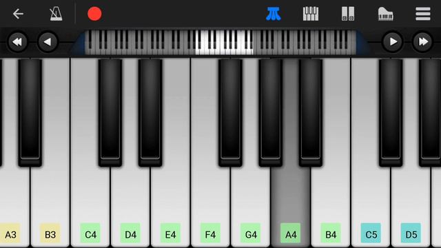 Fly Me to the Moon on Mobile Piano | Prefect Piano смотреть онлайн
