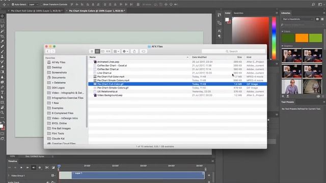 How to export animated GIF infographic - Animated Infographic Tutorial [45/48] смотреть онлайн