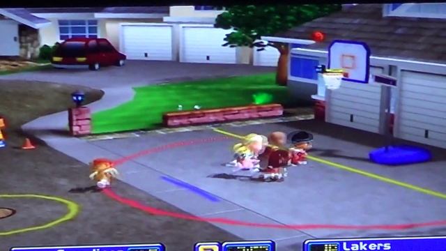 NBA BACKYARD BASKETBALL CLEVELND CAVALIERS VS LOS AGNELES LAKER'S PART 2 смотреть онлайн