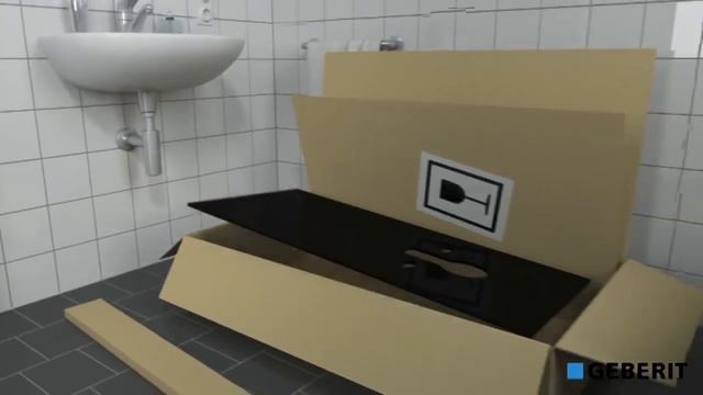 Подвесной унитаз Geberit Monolith WC установка - Сантехника смотреть онлайн