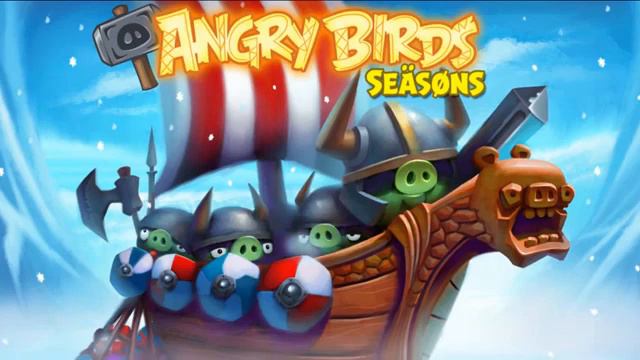 Angry Birds seasons music Ragnahog theme Christmas 2016 смотреть онлайн