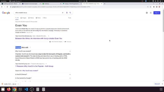 reactjs 1 dars. React ga kirish va uni o'rnatib olish смотреть онлайн