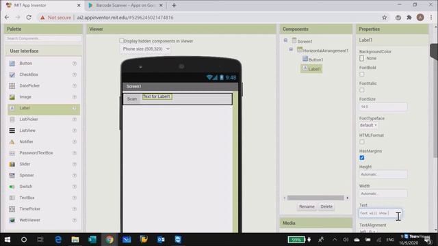 Create Your Own QR code scanner with MIT App Inventor смотреть онлайн