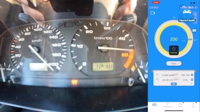 2001 VW Caddy 1.9 TDI 300HP *BIG TURBO* | 100-200 ACCELERATION & AUTOBAHN POV by AutoTopNL смотреть онлайн