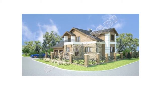 Готовые проекты коттеджей СТАРКО смотреть онлайн
