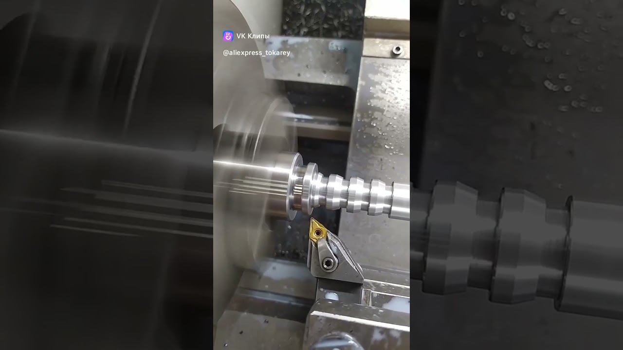 Точим Ёрш в цикле G73 #токарный #machine #cnc #токарная #ерш смотреть онлайн
