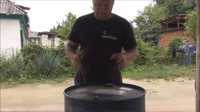 КОПТИЛЬНЯ горячего копчения СВОИМИ РУКАМИ из бочки. смотреть онлайн