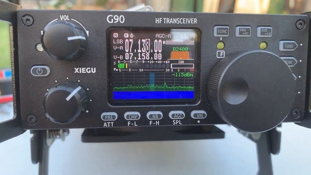 MY PORTABLE SET UP, IN MY BACK YARD,THE XIEGU G90 IS ALOT OF RADIO CONSIDERING THE PRICE AND SIZE. смотреть онлайн