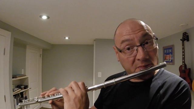 Bach Violin Partita #2 (Gigue) Louis Papachristos Flute смотреть онлайн