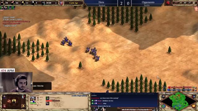 Huns vs Celts | 1v1 Arabia | vs Heartt | AoE2 смотреть онлайн