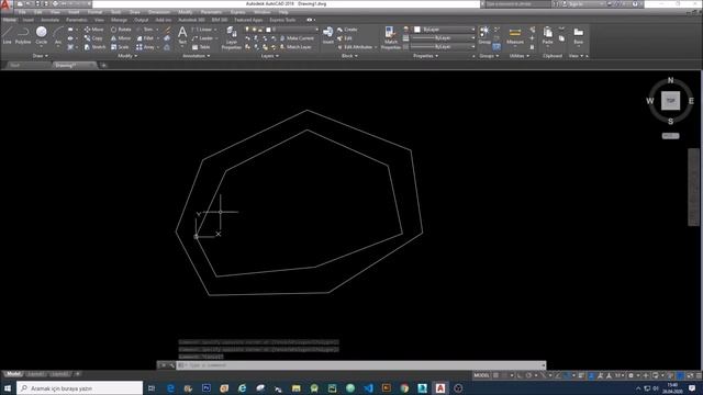 AutoCAD Düz, Açılı Çizgi Çizme Yöntemleri. Line, Polyline Komutları Arasındaki Farklar Ders смотреть онлайн