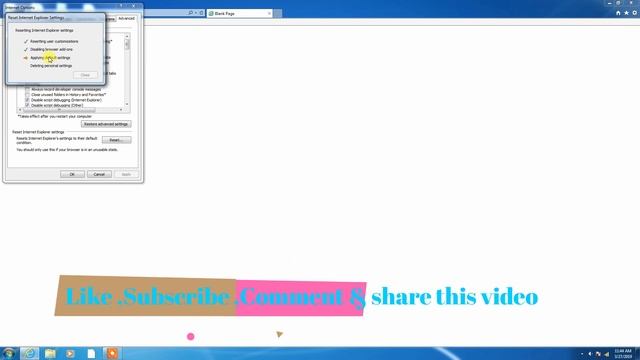 How to reset Internet Explorer | How to fix and reset Internet explorer | Reset internet explorer смотреть онлайн