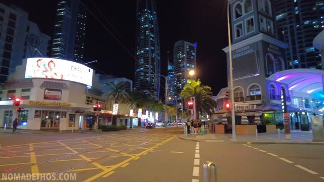 Australia Night Time Walk On The Gold Coast || Queensland || Australia