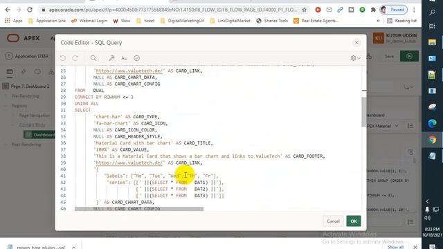 How to Create a beautiful Dashboard by plugin in oracle apex смотреть онлайн