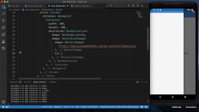 Navigation Drawer Tutorial in Flutter | Side Drawer | Sidebar Drawer in Flutter смотреть онлайн
