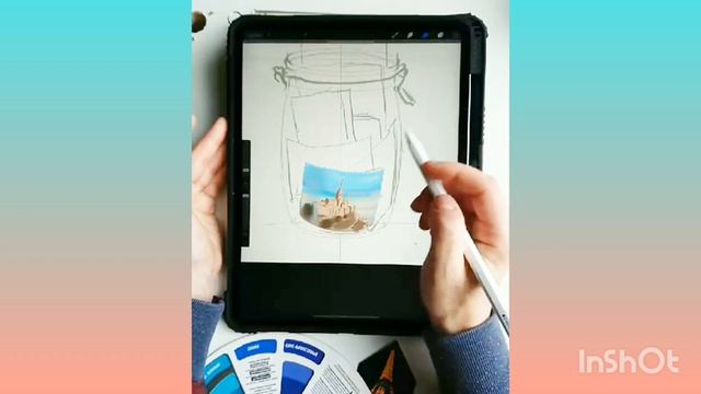 Урок рисования на iPad Pro в программе PROCREATE5 смотреть онлайн