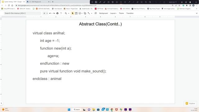 System Verilog - OOP - 5 - Abstract Class and Pure Virtual Methods смотреть онлайн