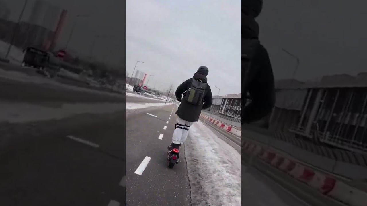 Дрифт на электросамокате смотреть онлайн