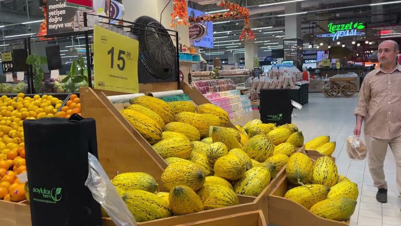 Цены в Турции. Сколько стоят продукты в Турции? Дешевая Турция или дорогая? Карефур Стамбул. смотреть онлайн