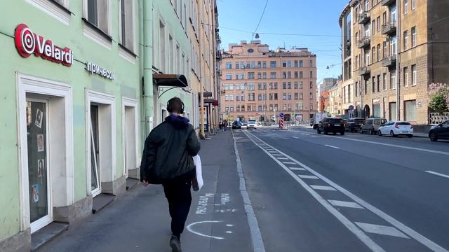 Walking In St Petersburg №116 Petrogradka. Windy Day