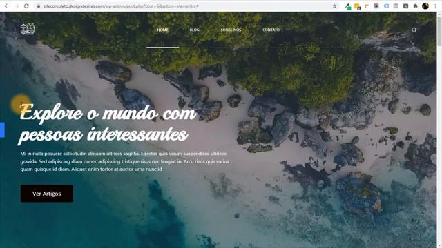 Como CRIAR SITE PROFISSIONAL Com Wordpress e BLOG Integrado (ELEMENTOR FREE) смотреть онлайн