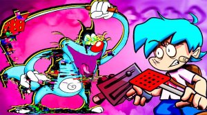 Толстый ГЛИТЧ ВИРУС ОГГИ против ПИББИ Friday Night Funkin vs Oggy pibby