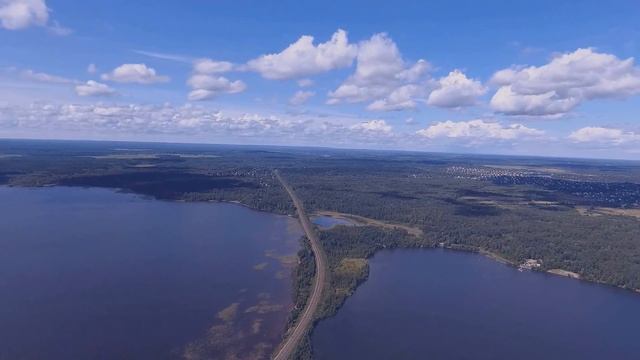 Кавголовское озеро.Токсово.Лесгафта.С коптера смотреть онлайн