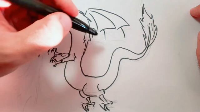 Как нарисовать дракона?!?! #учимсярисовать смотреть онлайн