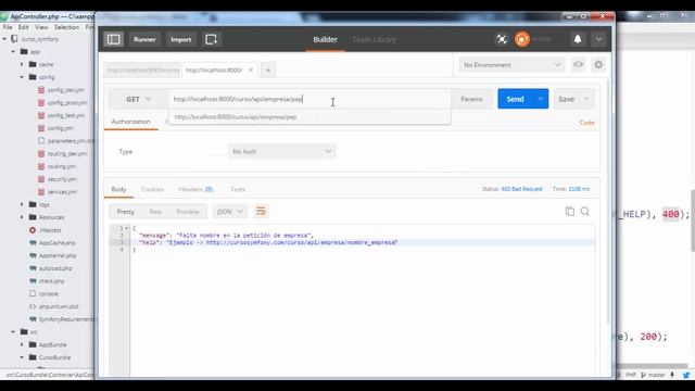 Symfony 3 - 43 - Ejemplo de API y Request смотреть онлайн