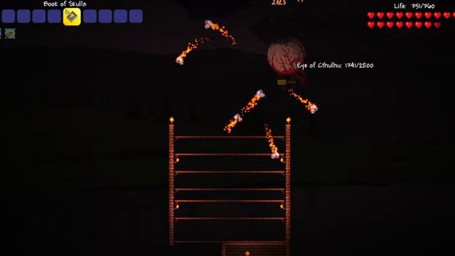 Terraria mana vs bosses episode 2! book of skulls! смотреть онлайн