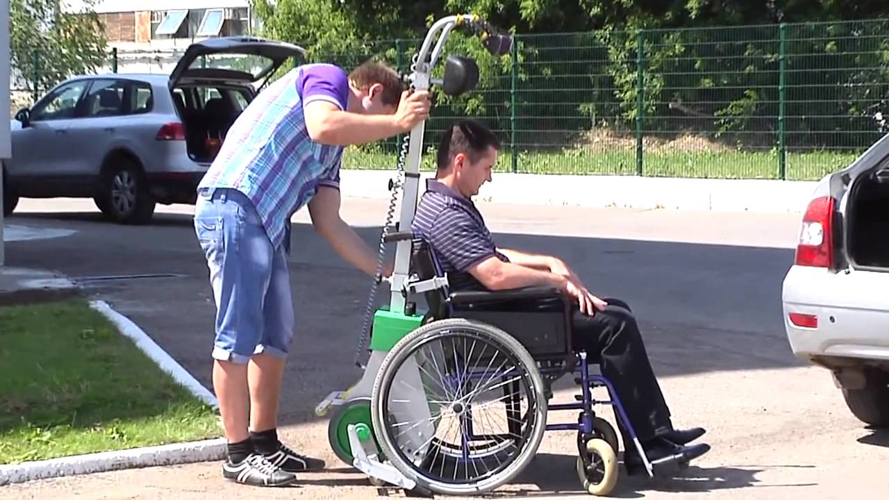 Подъёмник лестничный универсальный мобильный ПУМА-УНИ-130 смотреть онлайн