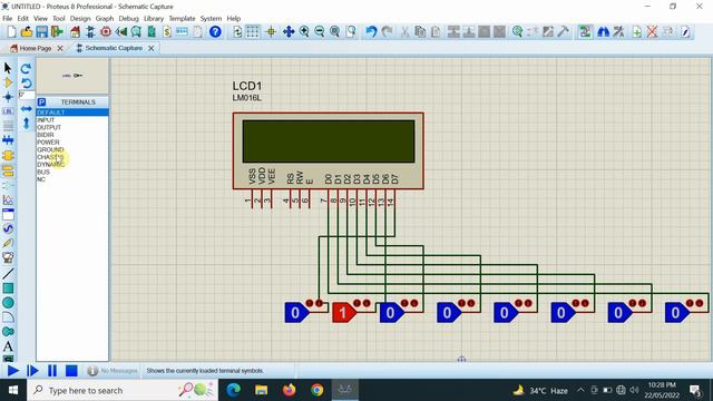 LCD Interfacing | LCD Interfacing with Microprocessor 8086 | 16 * 2 LM016L Proteus 8 | Urdu Hindi смотреть онлайн