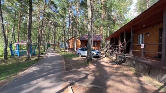 База отдыха Алоль - отдых в Псковской области, обзор бани, территории, еды и домика на двух человек смотреть онлайн