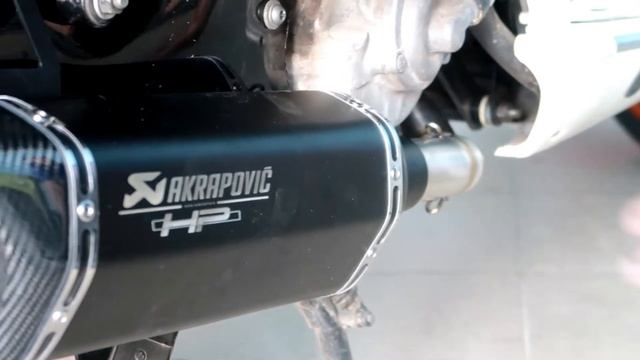Vespa Gts 300 Akrapovic Exhaust From Aliexpress Vs Standart Exhaust Test