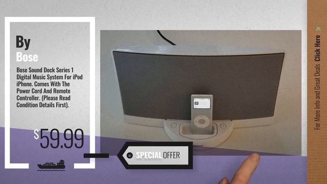 Top 5 Bose Speakers Ipod Dock [2018]: Bose SoundDock Portable 30-Pin iPod/iPhone Speaker Dock смотреть онлайн