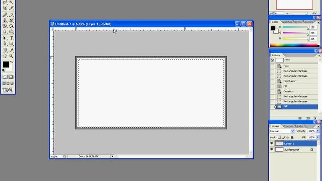 how to make a ssbb border in Photoshop cs2 смотреть онлайн