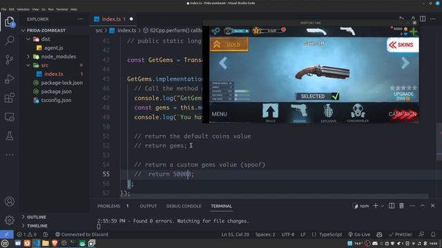 Frida Modding Unity Il2cpp game on Android Demo смотреть онлайн