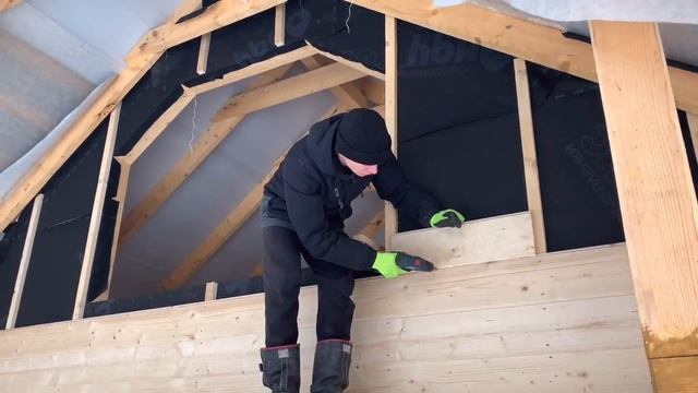 ИМИТАЦИЯ БРУСА НА ФРОНТОН!! Баня своими руками!!! смотреть онлайн