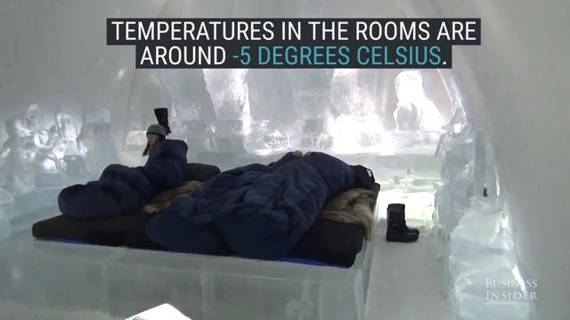 Inside Sweden's Icehotel where your room is carved out of ice смотреть онлайн