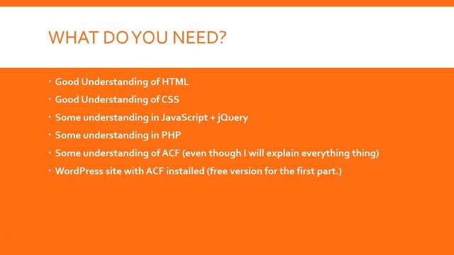 WordPress: Make a slider using ACF intro (Part 0) смотреть онлайн