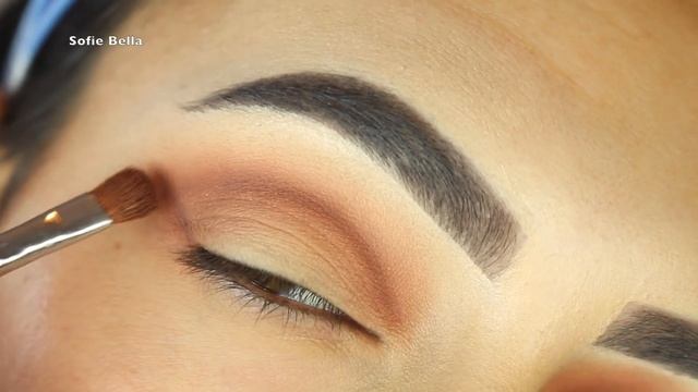 Simple & Quick 2 Minute Gold Makeup - Sofie Bella смотреть онлайн