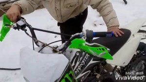 Не заводится питбайк зимой(осторожно много мата)