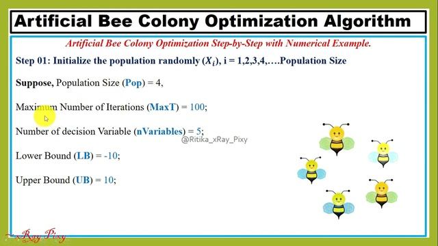 Artificial Bee Colony Optimization Algorithm STEP-BY-STEP with Numerical Example ~xRay Pixy? смотреть онлайн