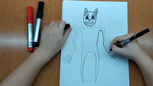 How To Drow Cartoon Cat(Как нарисовать Картун Кота) #cartooncat#егоркинырисовалки#TrevorHenderson