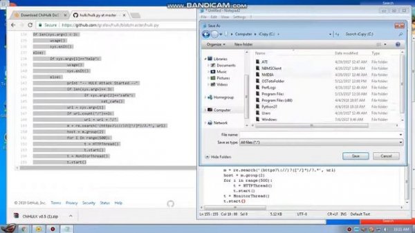 how to ddos attack using python