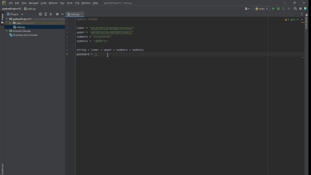a simple random password generator in python смотреть онлайн